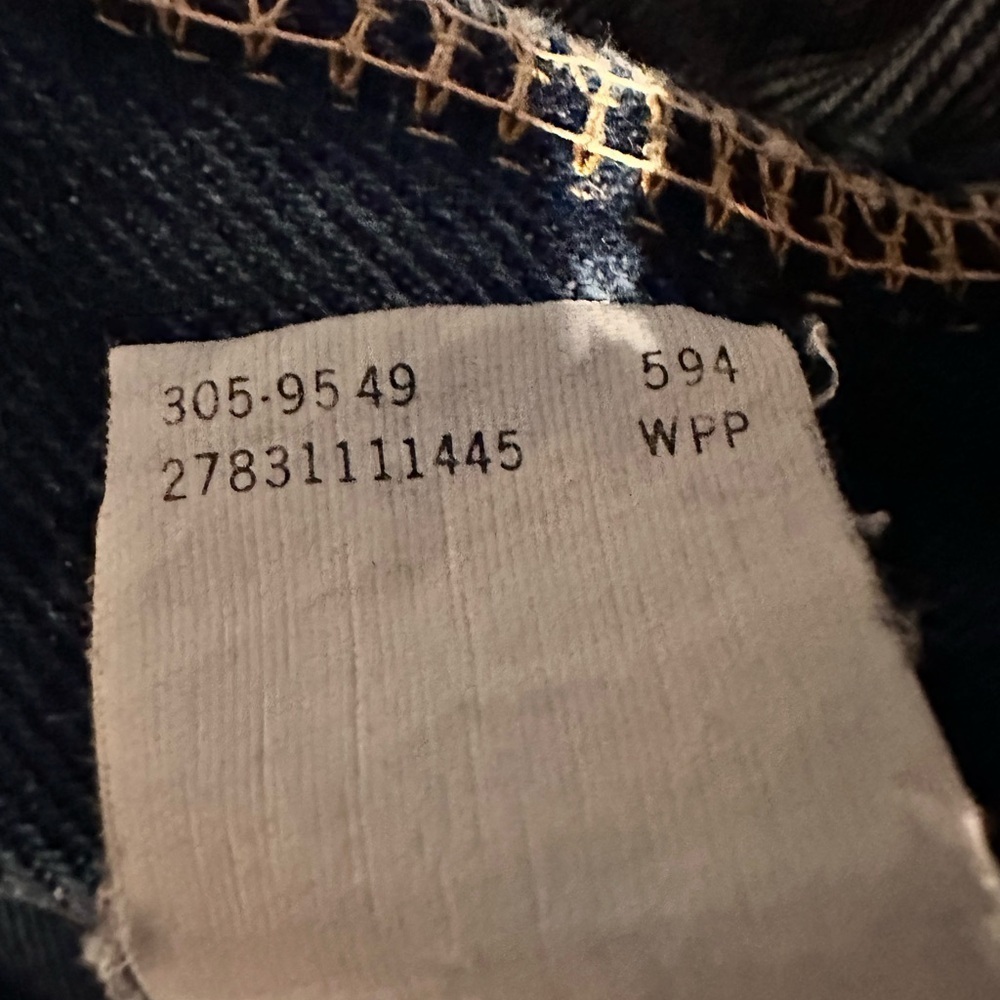 Vintage 80s 90s Lee Riders Jeans 27x32 High Rise USA Made Mom Jeans - Picture 12 of 12